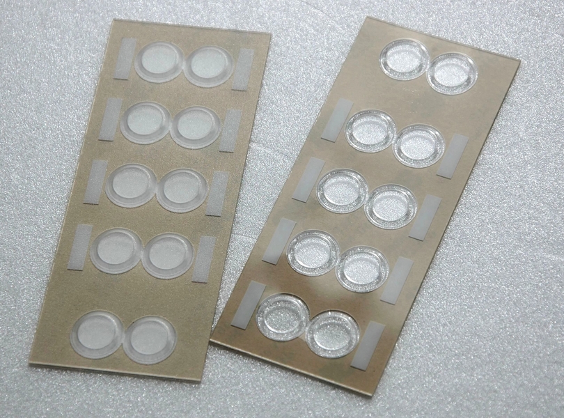 Diffuse light film, embossed